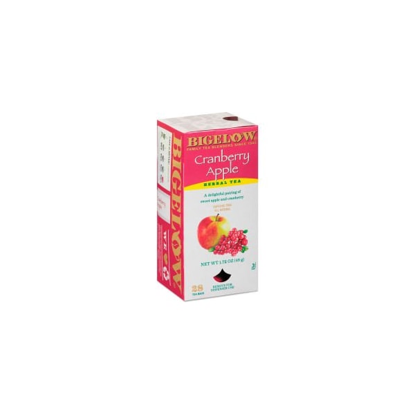 Bigelow Tea Co Bigelow Cranberry Apple Herbal Tea, 28/Box RCB004001 - main